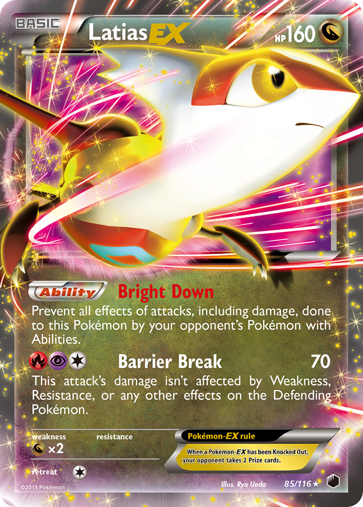 Latias EX (85/116) [Black & White: Plasma Freeze] | Fandemonia Ltd