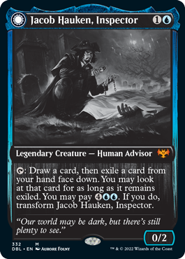 Jacob Hauken, Inspector // Hauken's Insight [Innistrad: Double Feature] | Fandemonia Ltd