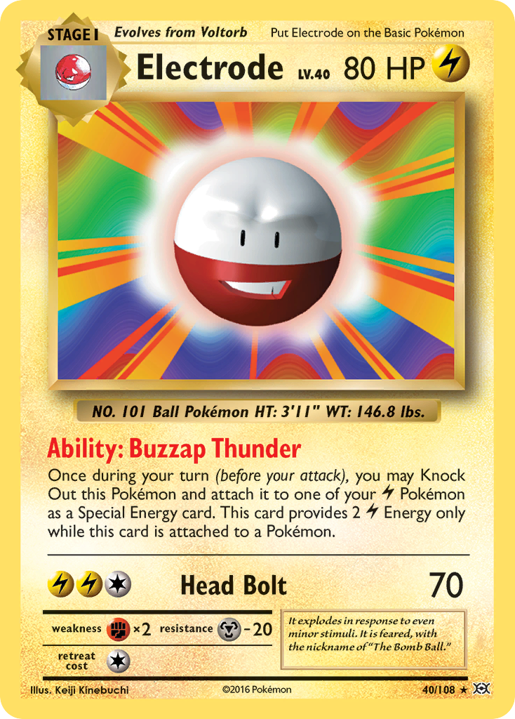 Electrode (40/108) [XY: Evolutions] | Fandemonia Ltd