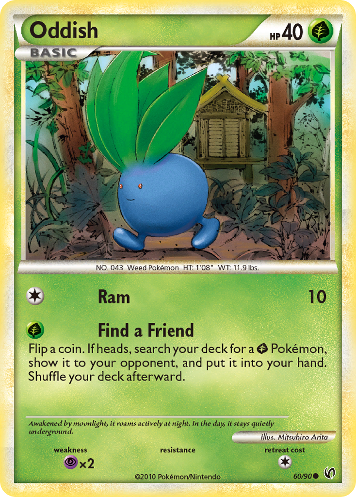 Oddish (60/90) [HeartGold & SoulSilver: Undaunted] | Fandemonia Ltd