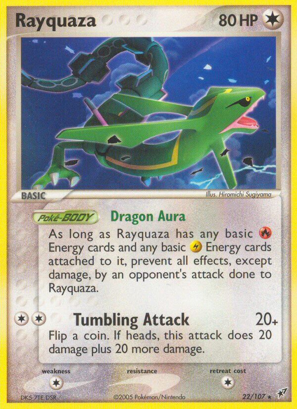 Rayquaza (22/107) (Theme Deck Exclusive) [EX: Deoxys] | Fandemonia Ltd