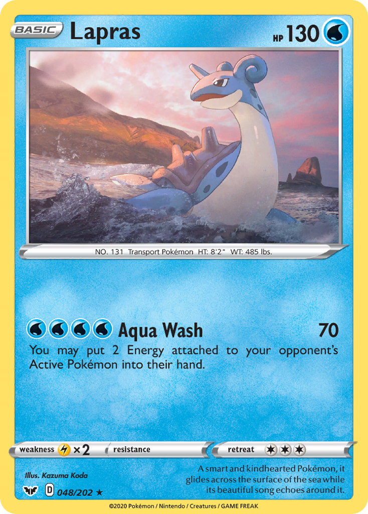 Lapras (048/202) [Sword & Shield: Base Set] | Fandemonia Ltd