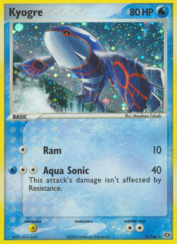 Kyogre (6/106) [EX: Emerald] | Fandemonia Ltd