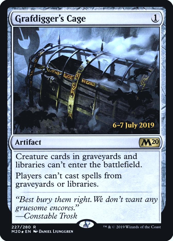 Grafdigger's Cage  [Core Set 2020 Prerelease Promos] | Fandemonia Ltd