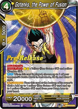 Gotenks, the Power of Fusion (BT10-112) [Rise of the Unison Warrior Prerelease Promos] | Fandemonia Ltd