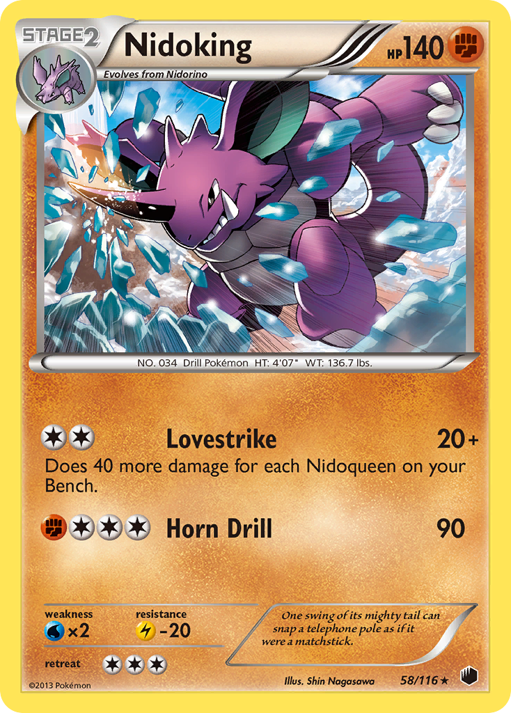 Nidoking (58/116) [Black & White: Plasma Freeze] | Fandemonia Ltd