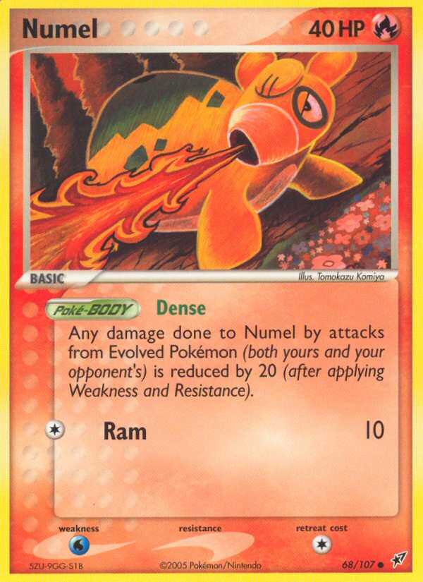 Numel (68/107) [EX: Deoxys] | Fandemonia Ltd