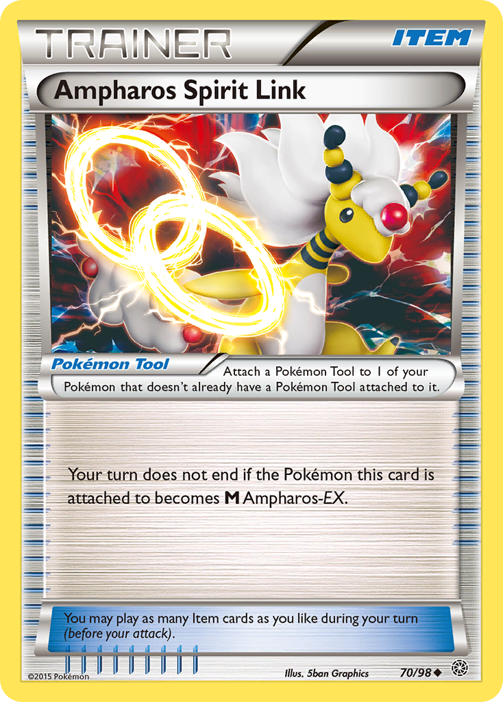 Ampharos Spirit Link (70/98) [XY: Ancient Origins] | Fandemonia Ltd