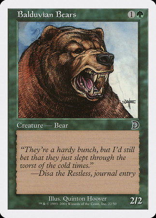 Balduvian Bears [Deckmasters] | Fandemonia Ltd