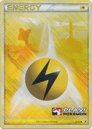 Lightning Energy (91/95) (Play Pokemon Promo) [HeartGold & SoulSilver: Call of Legends] | Fandemonia Ltd