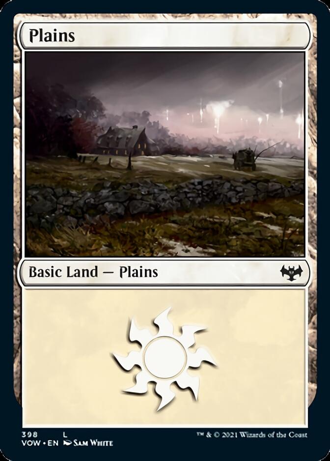 Plains (398) [Innistrad: Crimson Vow] | Fandemonia Ltd