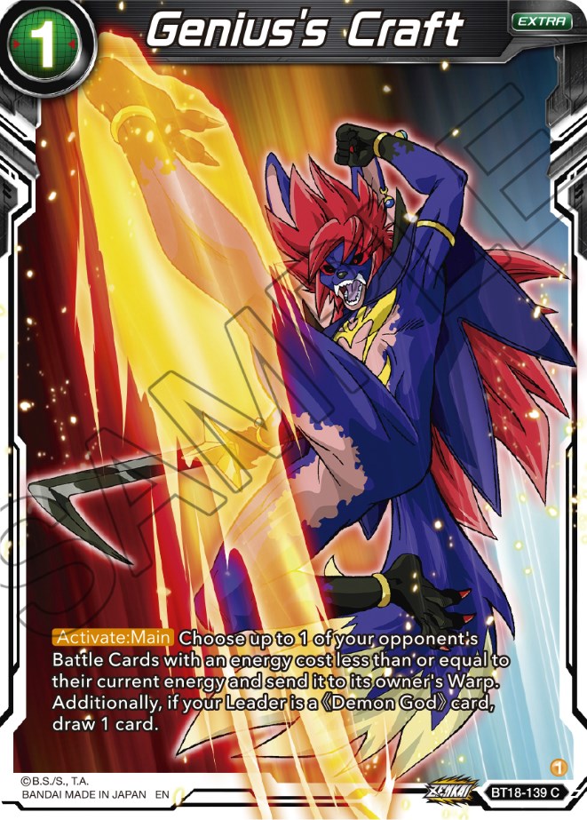 Genius's Craft (BT18-139) [Dawn of the Z-Legends] | Fandemonia Ltd