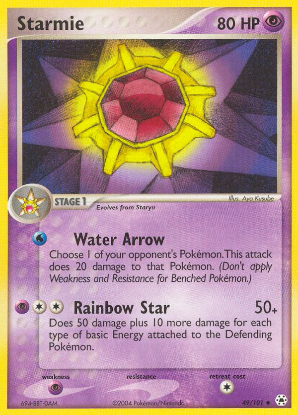 Starmie (49/101) [EX: Hidden Legends] | Fandemonia Ltd