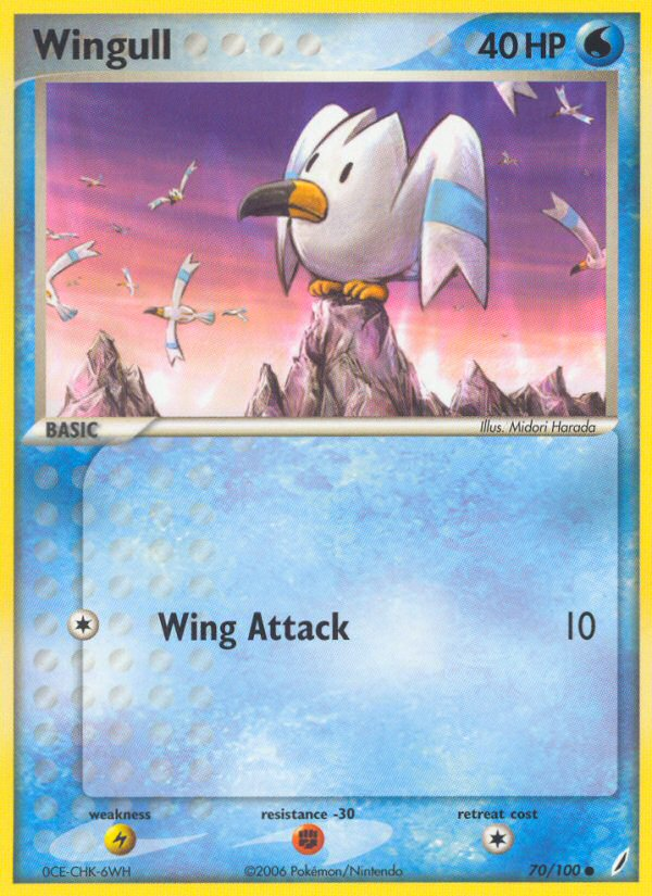 Wingull (70/100) [EX: Crystal Guardians] | Fandemonia Ltd