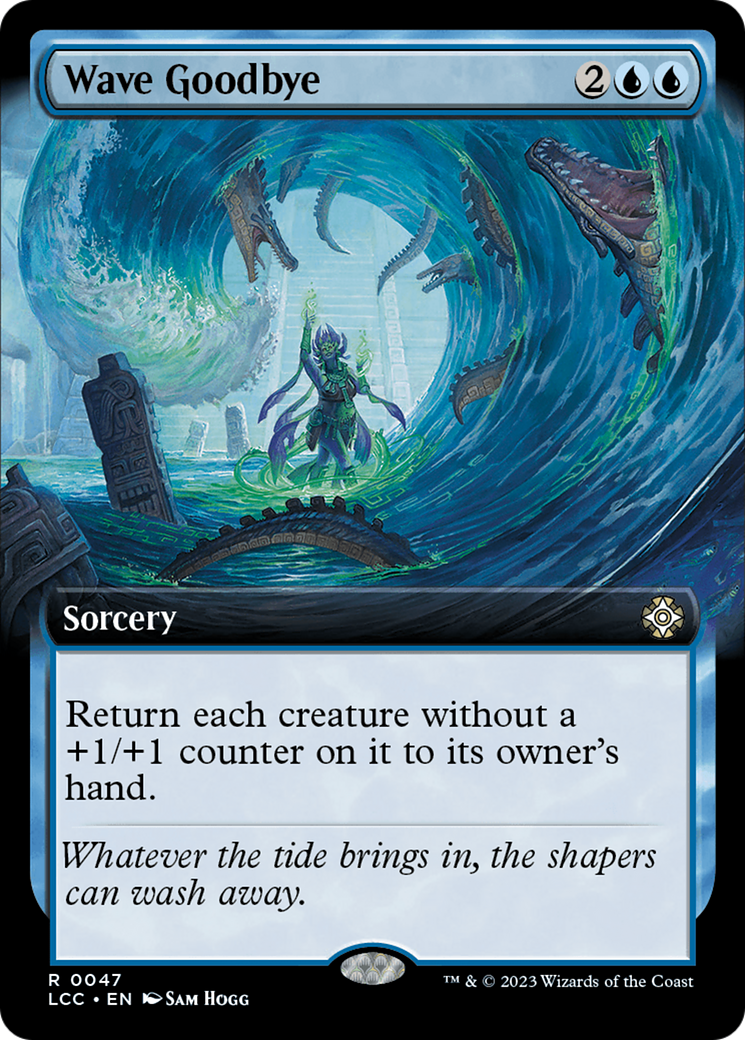 Wave Goodbye (Extended Art) [The Lost Caverns of Ixalan Commander] | Fandemonia Ltd