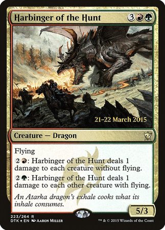 Harbinger of the Hunt [Dragons of Tarkir Promos] | Fandemonia Ltd