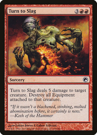 Turn to Slag [Scars of Mirrodin] | Fandemonia Ltd