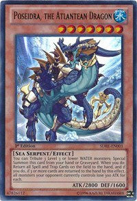 Poseidra, the Atlantean Dragon [SDRE-EN001] Ultra Rare | Fandemonia Ltd