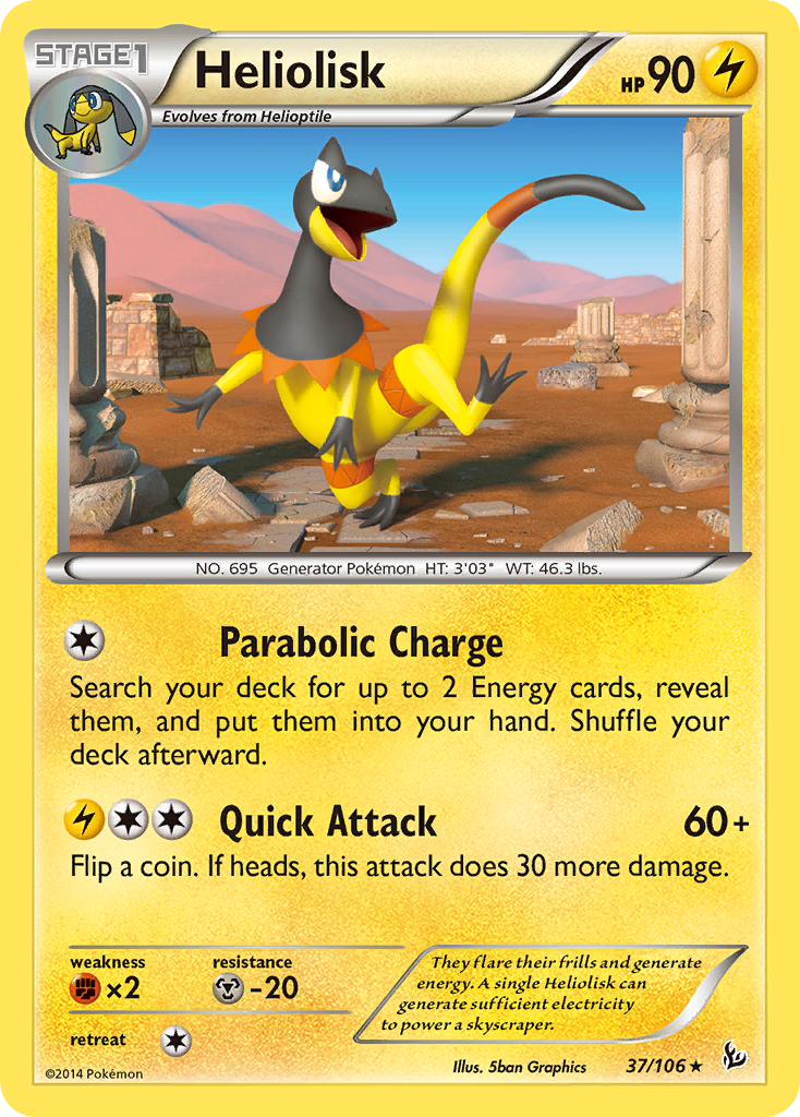 Heliolisk (37/106) [XY: Flashfire] | Fandemonia Ltd