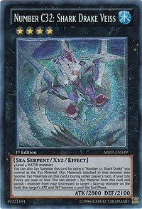 Number C32: Shark Drake Veiss (UTR) [ABYR-EN039] Ultimate Rare | Fandemonia Ltd