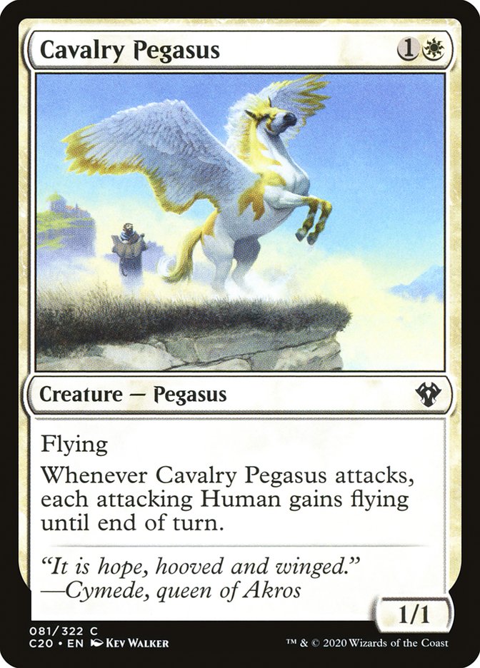 Cavalry Pegasus [Commander 2020] | Fandemonia Ltd