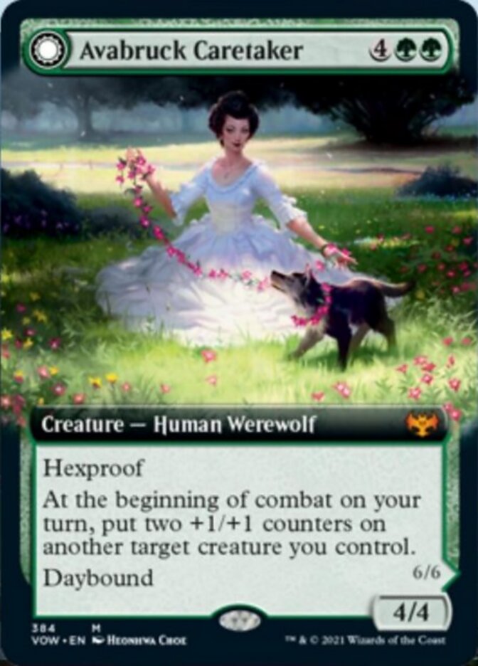 Avabruck Caretaker // Hollowhenge Huntmaster (Extended) [Innistrad: Crimson Vow] | Fandemonia Ltd