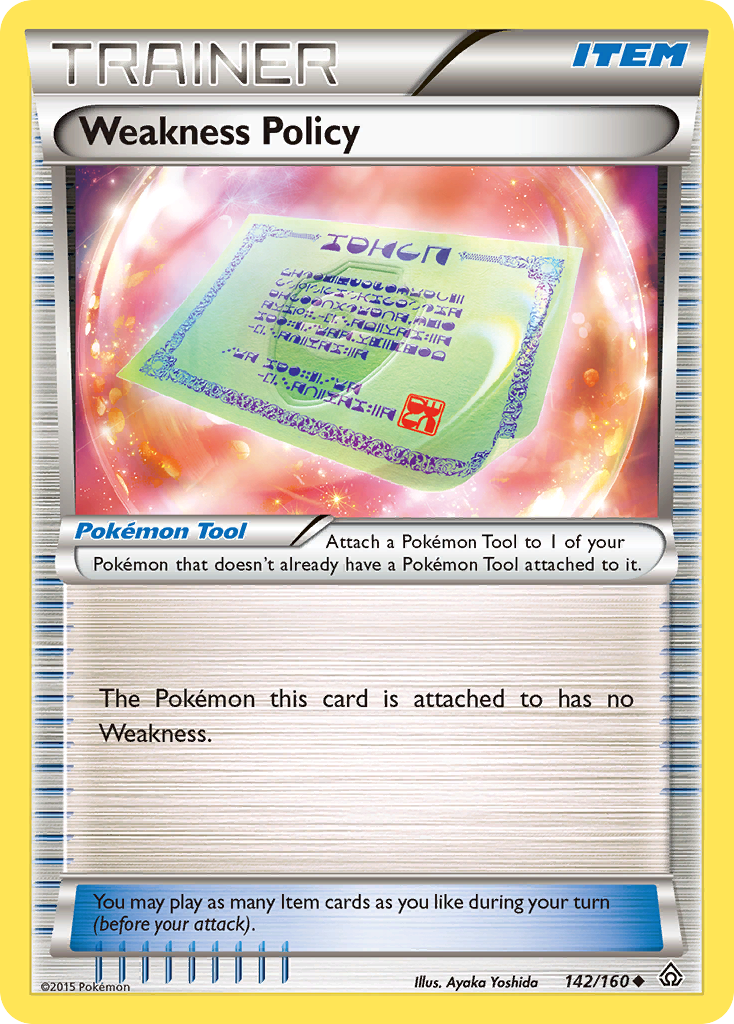 Weakness Policy (142/160) [XY: Primal Clash] | Fandemonia Ltd