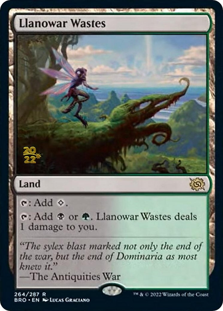 Llanowar Wastes [The Brothers' War: Prerelease Promos] | Fandemonia Ltd