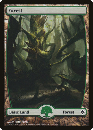 Forest (247) - Full Art [Zendikar] | Fandemonia Ltd