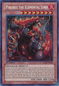 Pyrorex the Elemental Lord [CBLZ-EN040] Secret Rare | Fandemonia Ltd