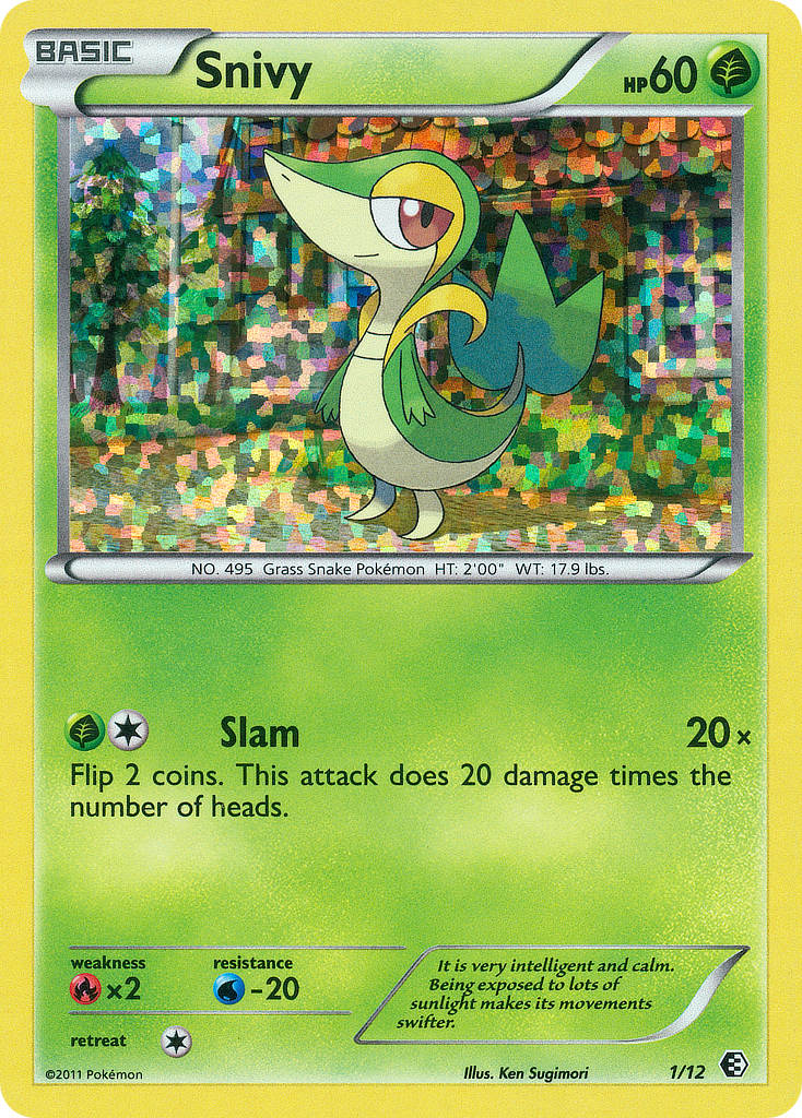 Snivy (1/12) [McDonald's Promos: 2011 Collection] | Fandemonia Ltd