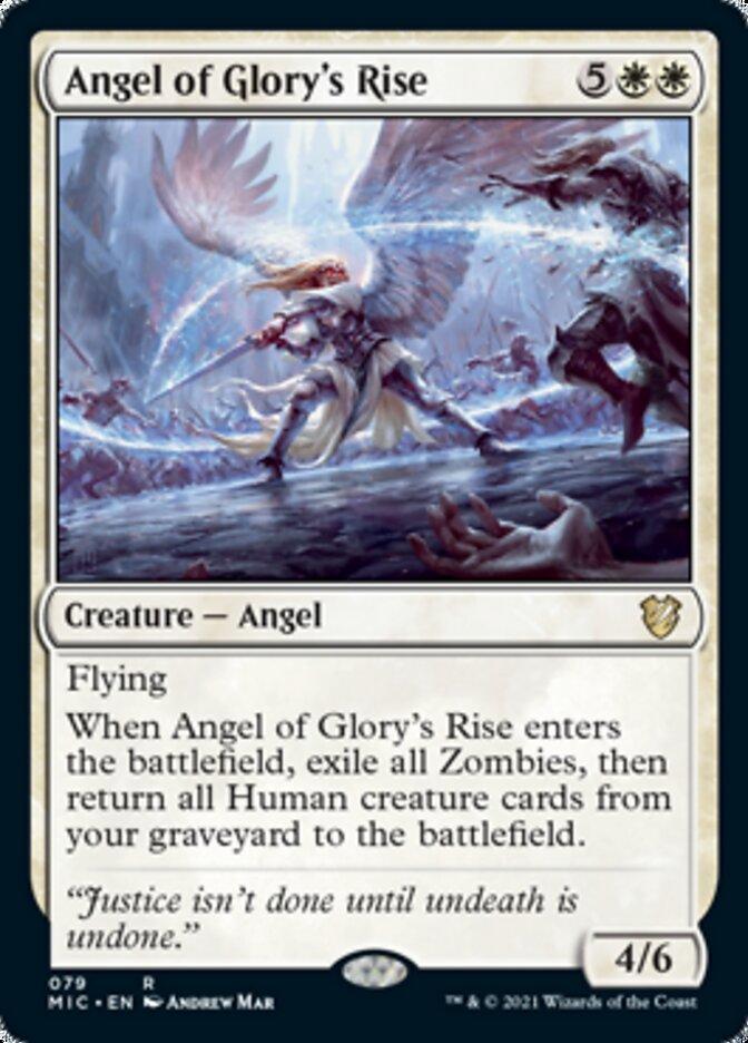 Angel of Glory's Rise [Innistrad: Midnight Hunt Commander] | Fandemonia Ltd