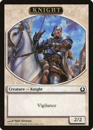 Knight Token [Return to Ravnica Tokens] | Fandemonia Ltd