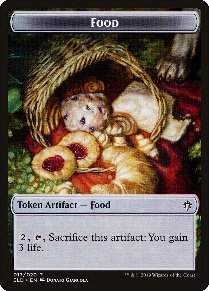 Food (017/020) [Throne of Eldraine Tokens] | Fandemonia Ltd