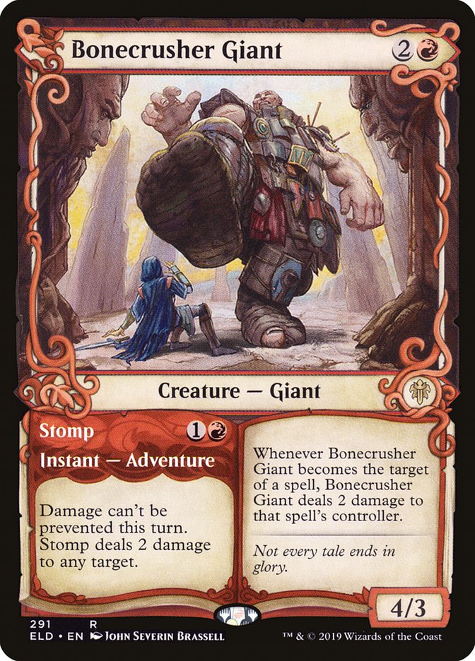 Bonecrusher Giant // Stomp (Showcase) [Throne of Eldraine] | Fandemonia Ltd