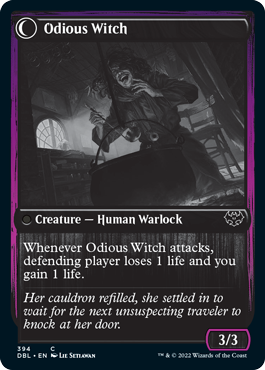 Ragged Recluse // Odious Witch [Innistrad: Double Feature] | Fandemonia Ltd