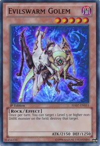 Evilswarm Golem [HA07-EN053] Super Rare | Fandemonia Ltd