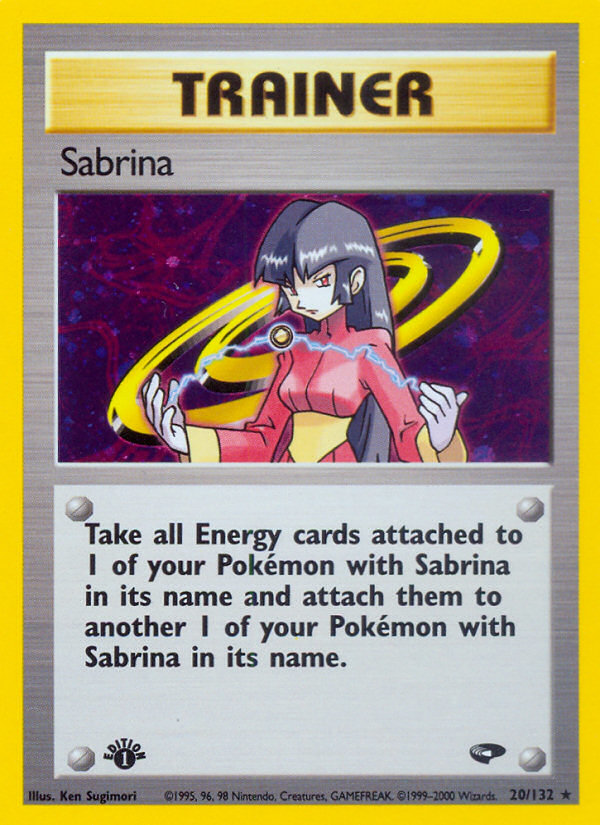 Sabrina (20/132) [Gym Challenge 1st Edition] | Fandemonia Ltd