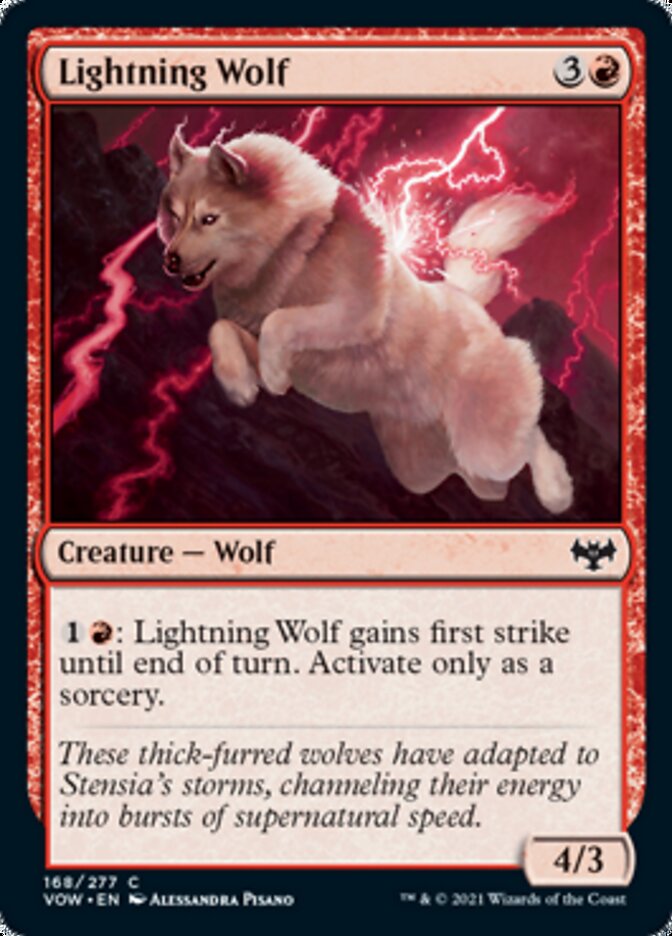 Lightning Wolf [Innistrad: Crimson Vow] | Fandemonia Ltd