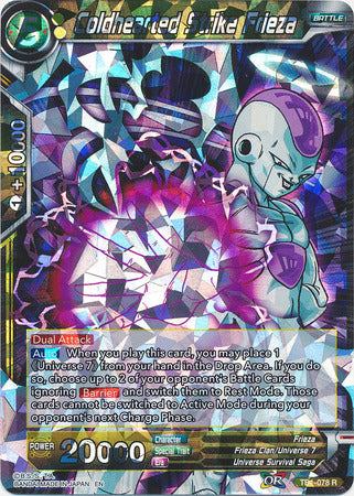 Coldhearted Strike Frieza (Shatterfoil) (TB1-078) [Dragon Brawl] | Fandemonia Ltd