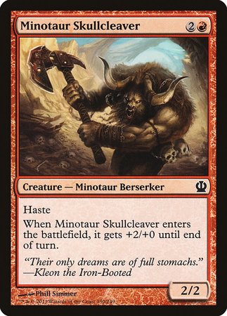 Minotaur Skullcleaver [Theros] | Fandemonia Ltd