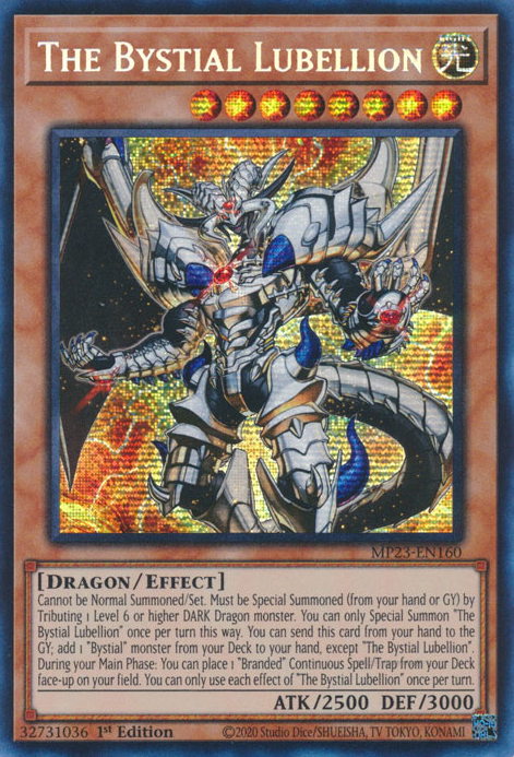 The Bystial Lubellion [MP23-EN160] Prismatic Secret Rare | Fandemonia Ltd