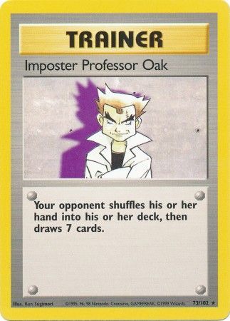 Imposter Professor Oak (73/102) [Base Set Unlimited] | Fandemonia Ltd