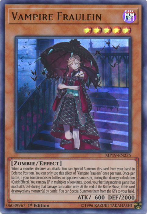 Vampire Fraulein [MP19-EN235] Ultra Rare | Fandemonia Ltd