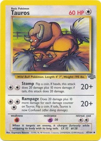 Tauros (47/64) [Jungle Unlimited] | Fandemonia Ltd