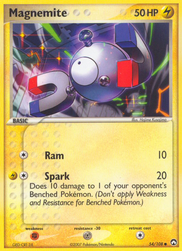 Magnemite (54/108) [EX: Power Keepers] | Fandemonia Ltd