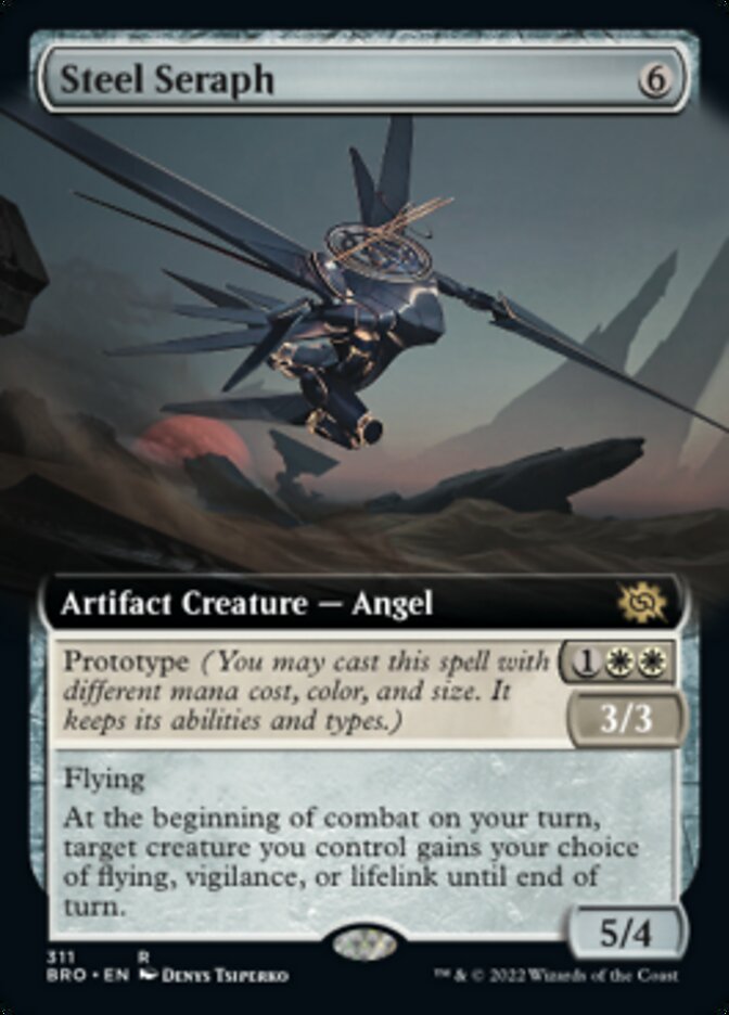 Steel Seraph (Extended Art) [The Brothers' War] | Fandemonia Ltd