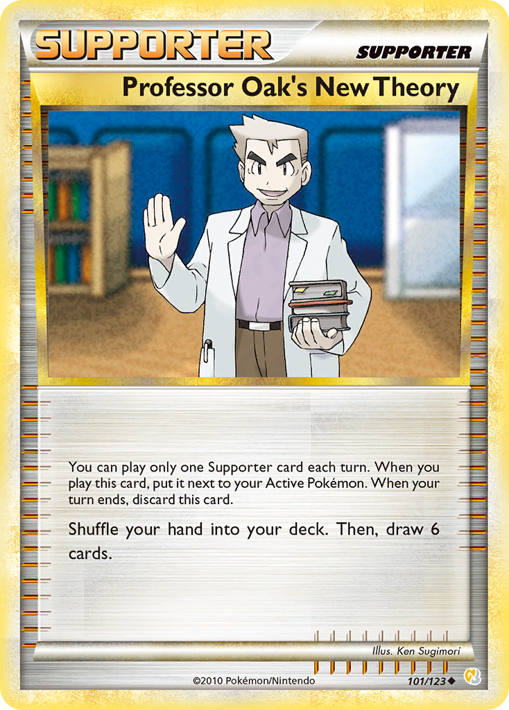 Professor Oak's New Theory (101/123) [HeartGold & SoulSilver: Base Set] | Fandemonia Ltd