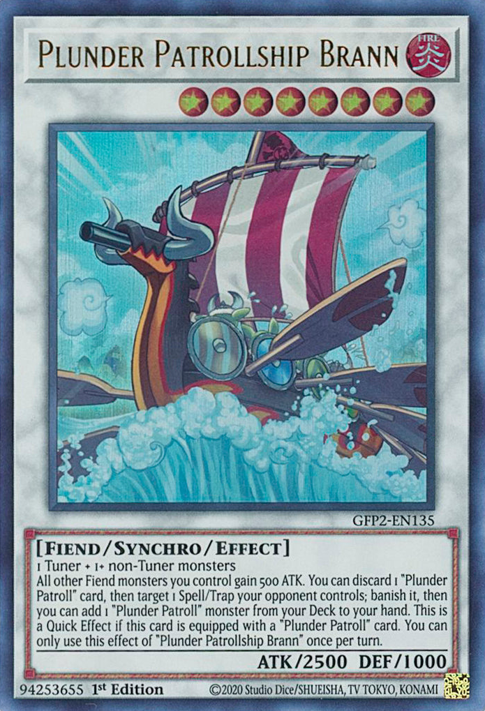 Plunder Patrollship Brann [GFP2-EN135] Ultra Rare | Fandemonia Ltd