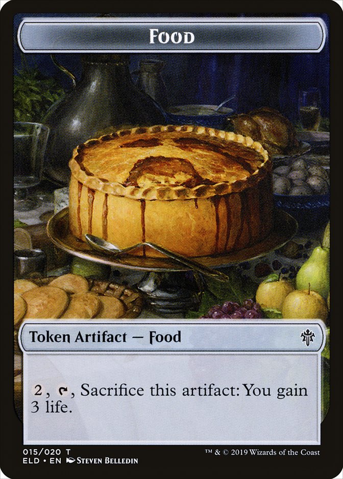 Food (015/020) [Throne of Eldraine Tokens] | Fandemonia Ltd